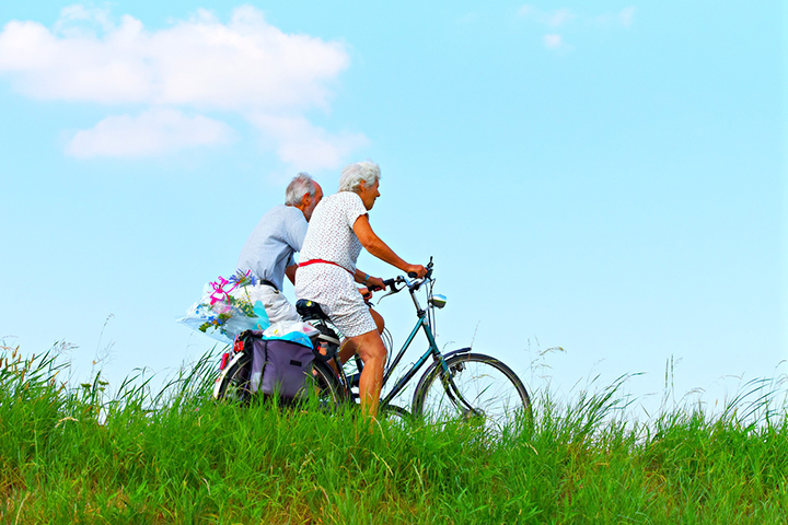 cyclists, Healthy Ageing